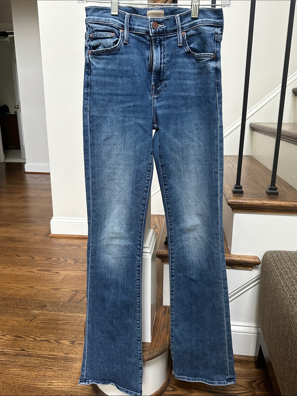 MOTHER Jeans The Outsider Sneak Dark and Stormy Night Size 25
